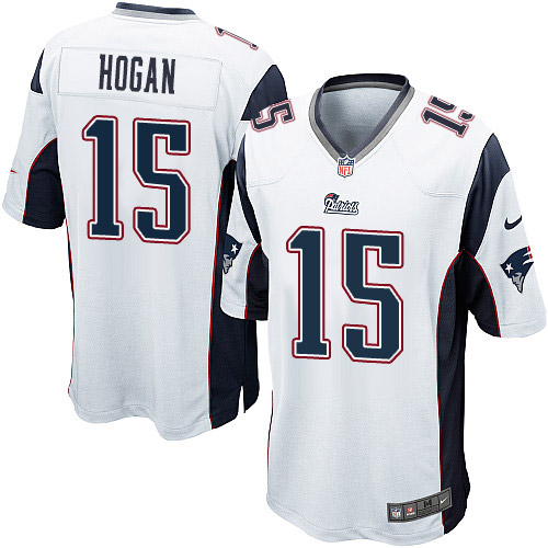 Nike Patriots #15 Chris Hogan White Youth Stitched NFL New Elite Jersey - Click Image to Close